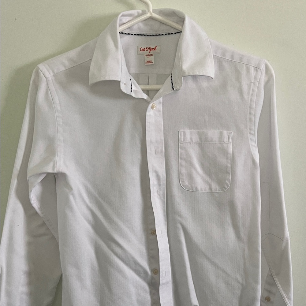 Cat & Jack Boy's White Shirt